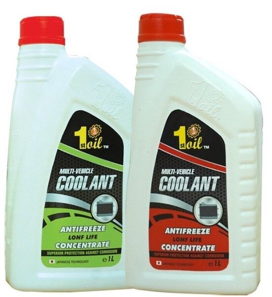 COOLANT GREEN & RED